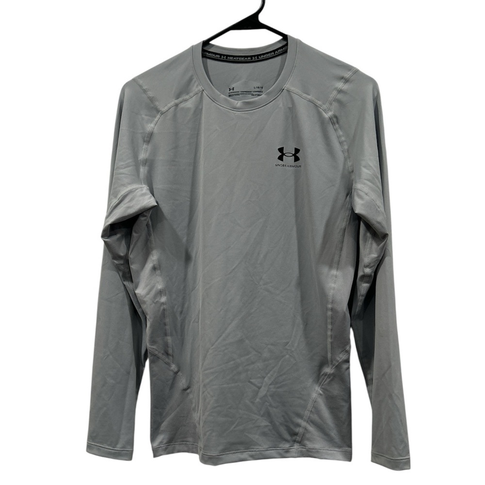 Under Armour Men's Steel Gray Long Sleeve Tee